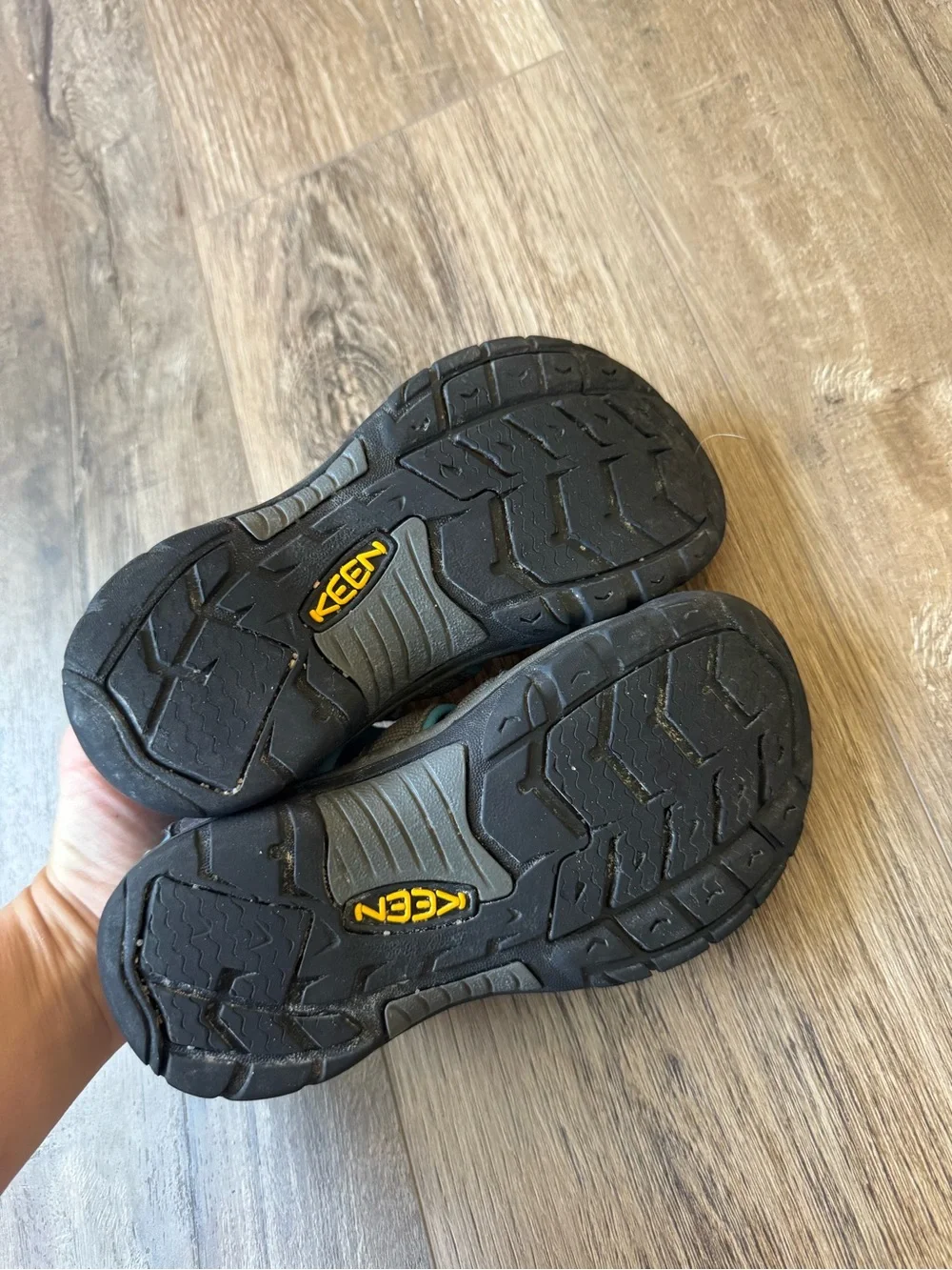 Keen Kids Gray & Blue Closed-Toe Water Sandals